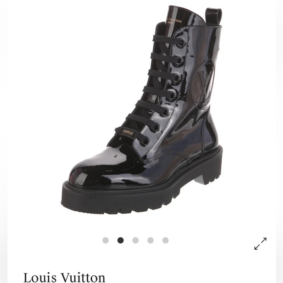 Black combat LV boots new - Picture 8 of 9